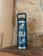 Yeti - Custom Pattern and Name Engraved 20 Yeti Rambler Jr