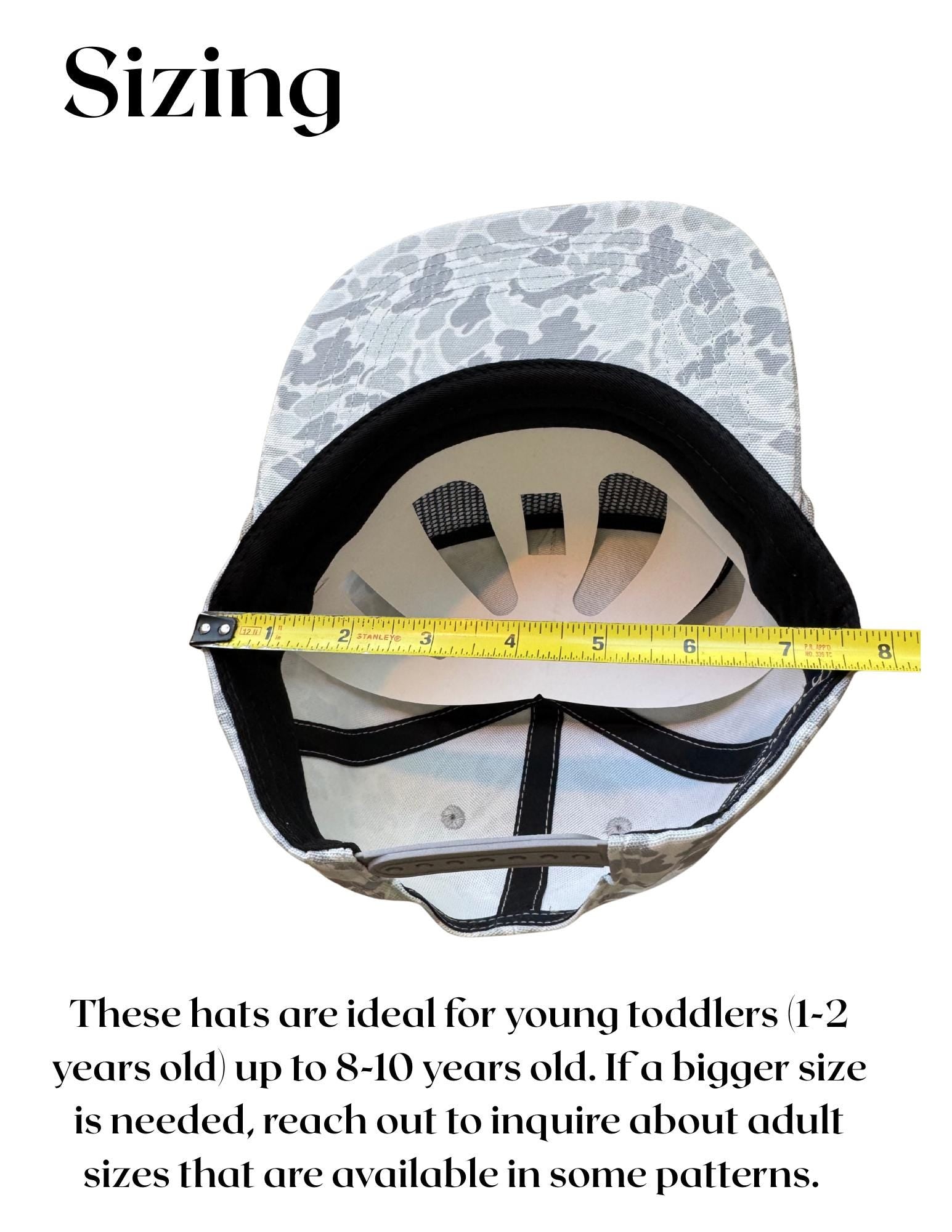 Rope Snapback Hat for Toddlers with Custom Name Patch