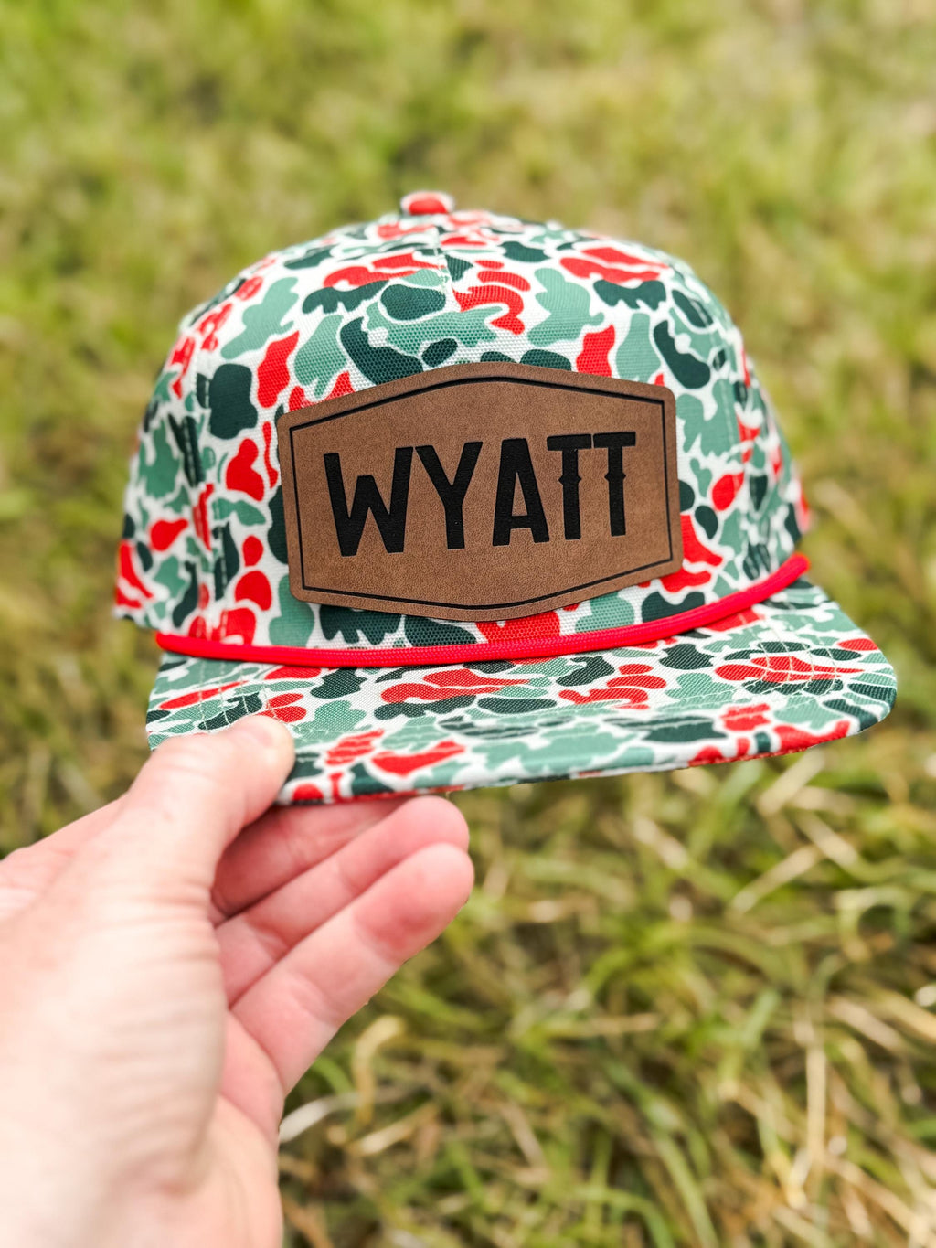 Rope Snapback Hat for Toddlers with Custom Name Patch