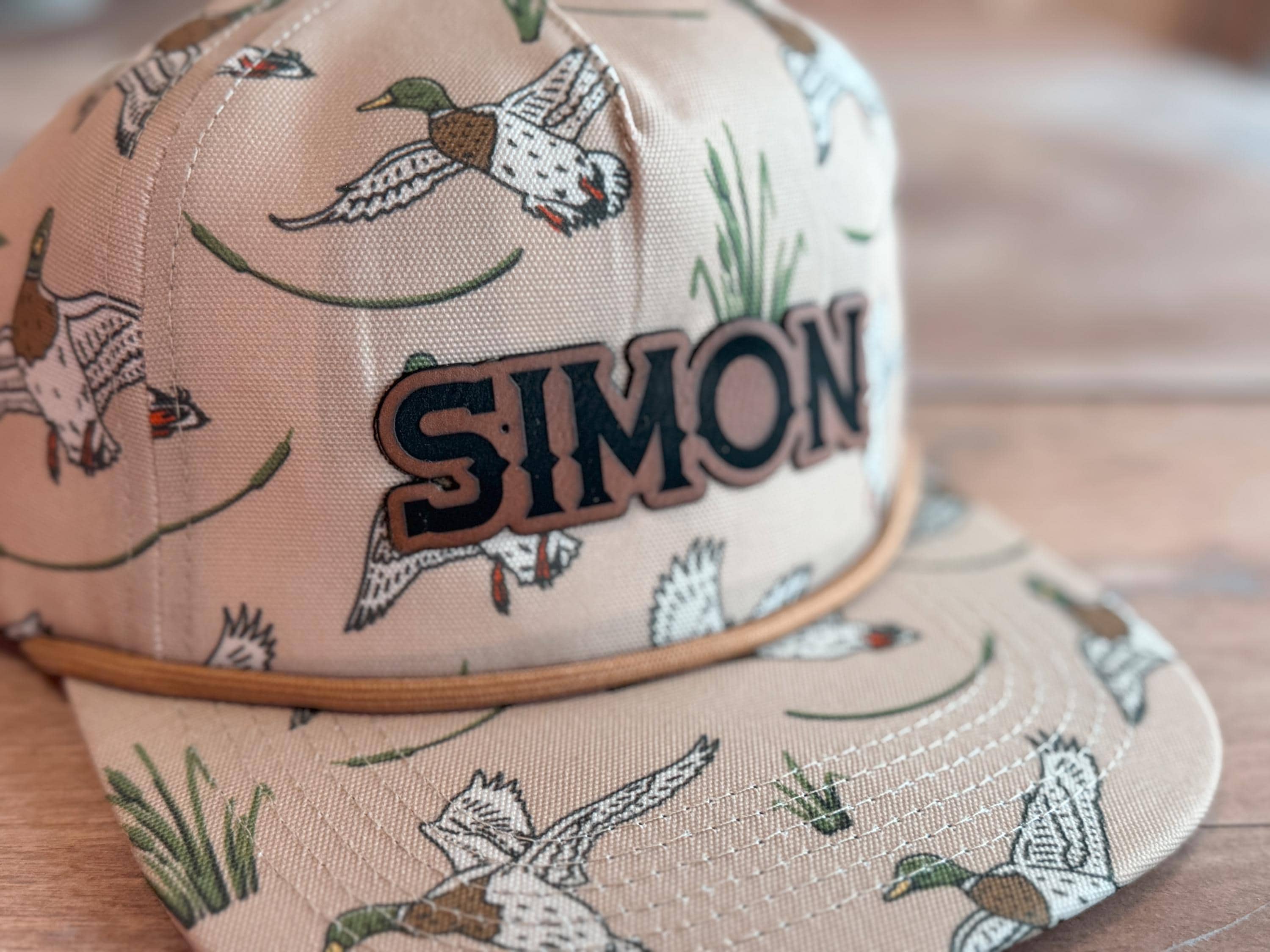 Rope Snapback Hat for Toddlers with Custom Name Patch