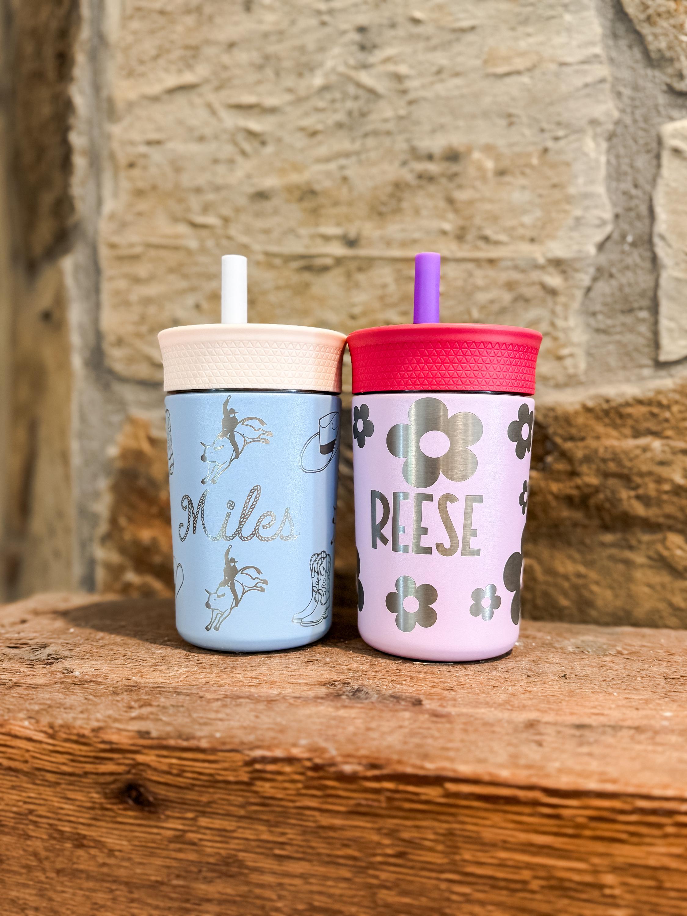 Custom Name Engraved Toddler Owala Sippy Cup