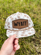 Rope Snapback Hat for Toddlers with Custom Name Patch