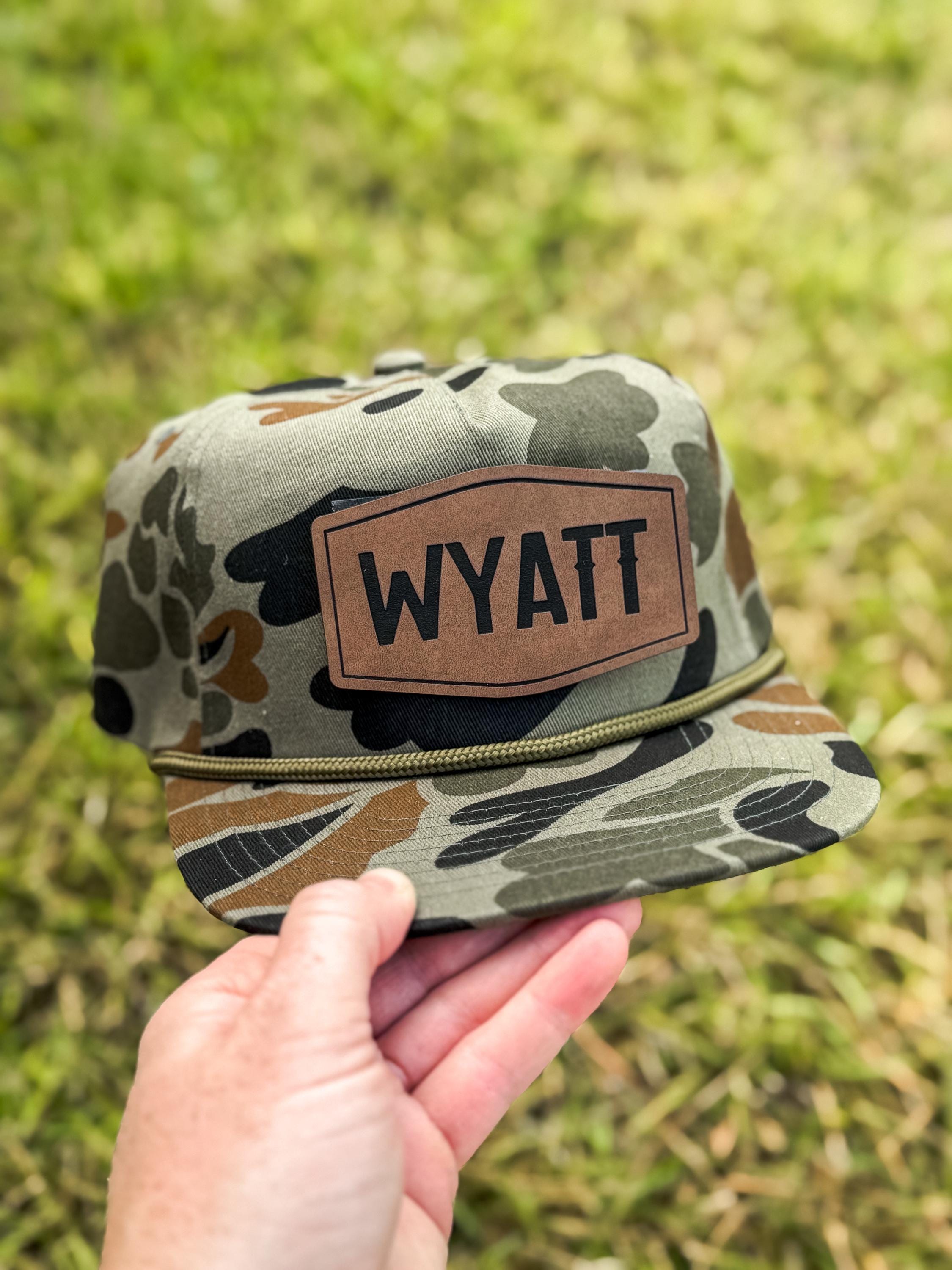 Rope Snapback Hat for Toddlers with Custom Name Patch