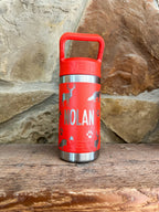 Yeti - Custom Pattern and Name Engraved 12 Yeti Rambler Jr