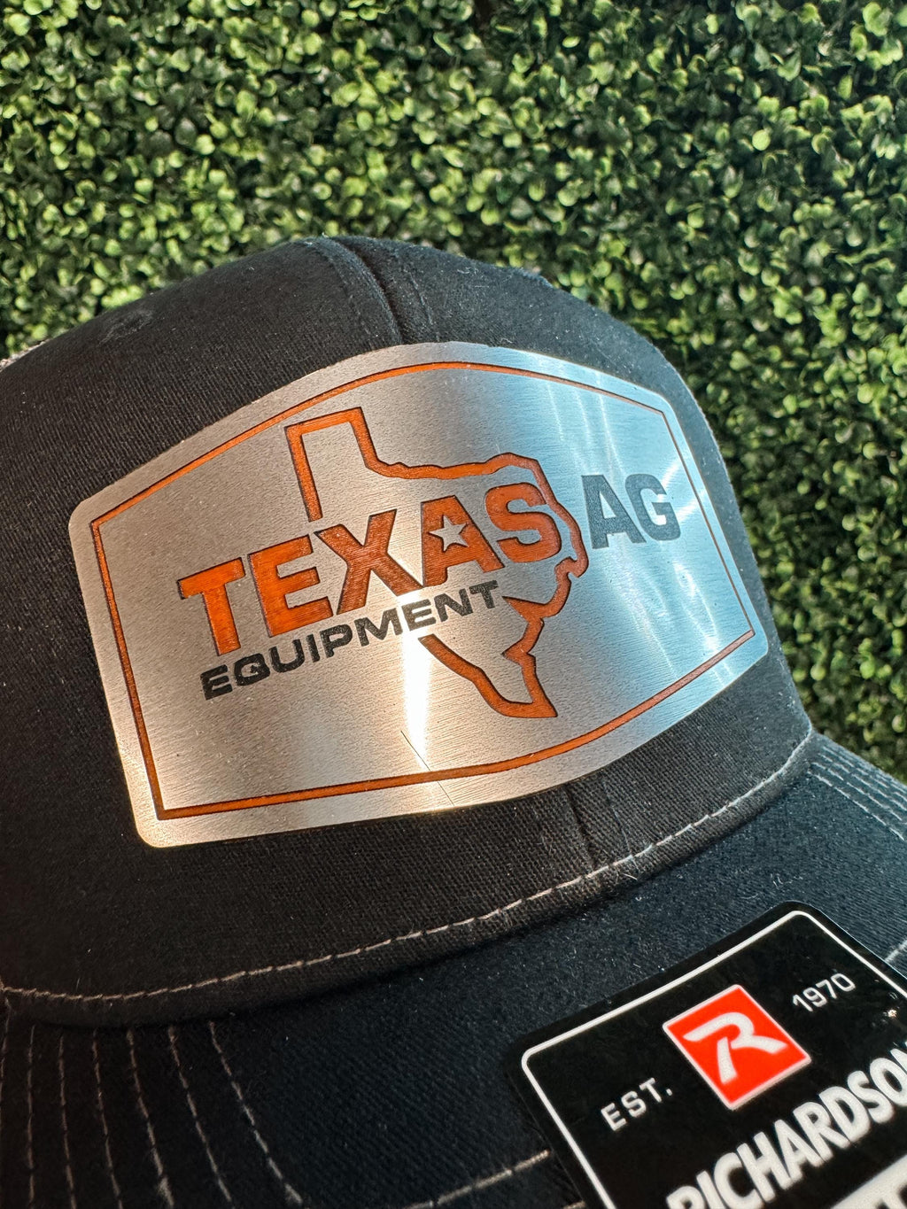 men’s patch hat - custom acrylic patch hat - custom logo patch hat - Richardson 112 - custom trucker hat - custom leather patches - men gift