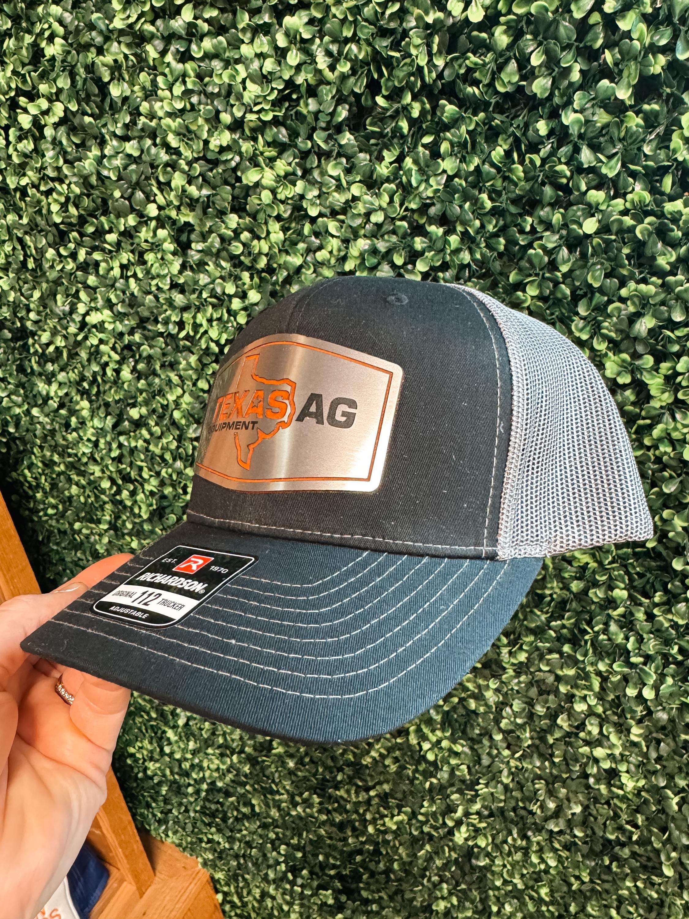 men’s patch hat - custom acrylic patch hat - custom logo patch hat - Richardson 112 - custom trucker hat - custom leather patches - men gift