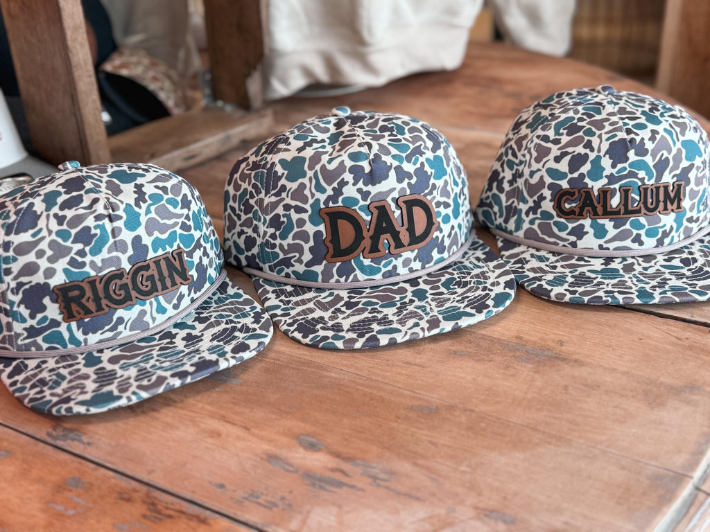 Custom Dad and Son Matching Rope Hats