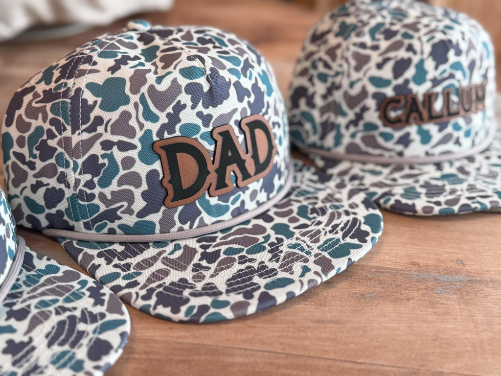 Custom Dad and Son Matching Rope Hats