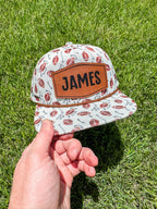 Rope Snapback Hat for Toddlers with Custom Name Patch