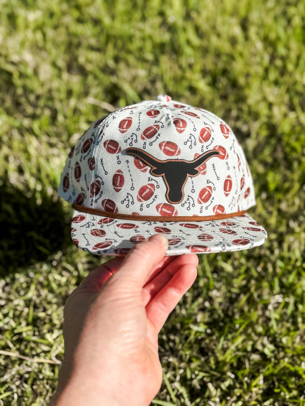 Rope Snapback Hat for Toddlers with Custom Name Patch - Texas